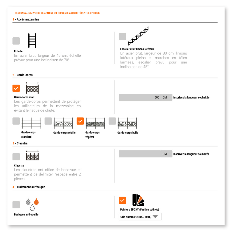 exemple site formulaire estimation