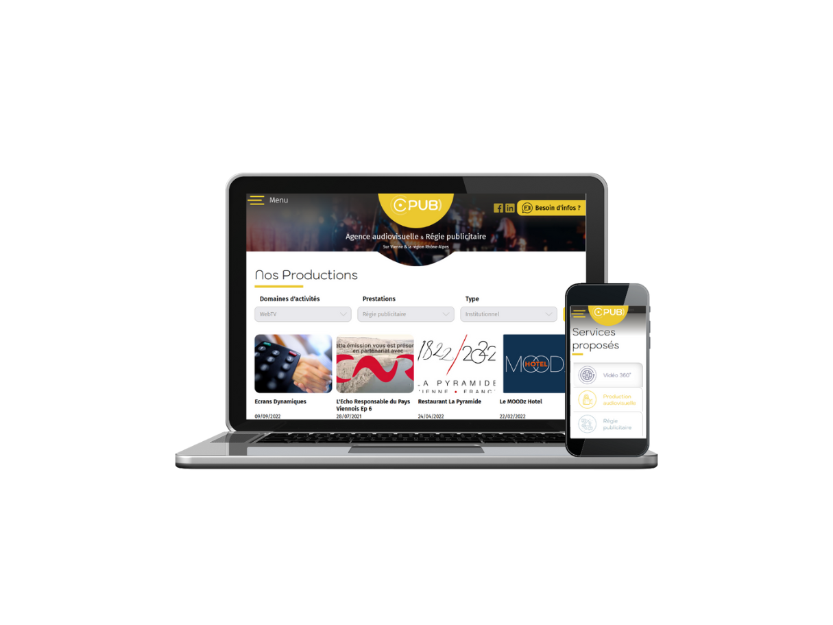 Site vitrine administrable pour CPUB