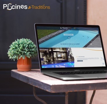 Création d'un site internet pour Piscines & Traditions