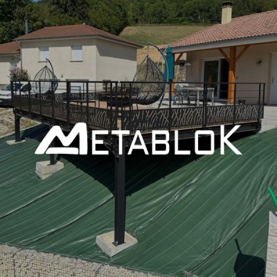 Visuel illustrant le logo de l'entreprise Metablock
