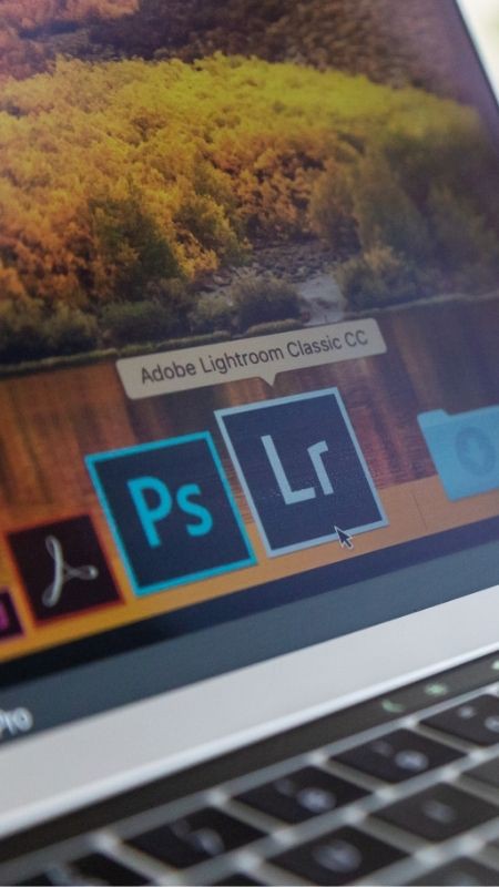 Logo des logiciels Photshop et Lightroom