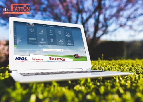 Mock up du site internet de Fatton réalisé par Imagine Développement