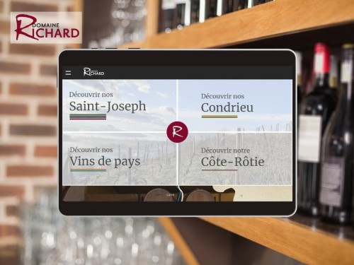 Développement d'un sit ecatalogue pour une entreprise dans le vin