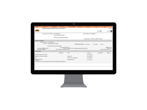 Mockup de l'application Web Pernin 