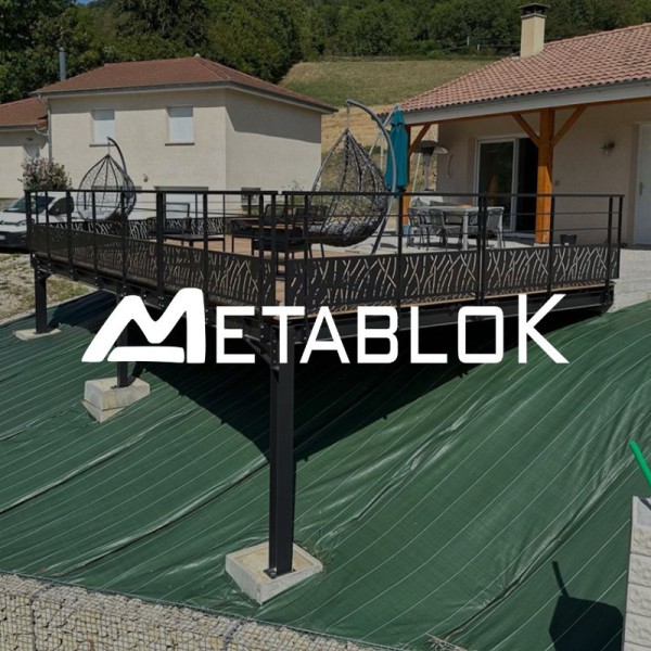 Visuel illustrant le logo de l'entreprise Metablock