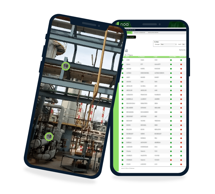 application sur mesure mobile/PC gestion de chantier