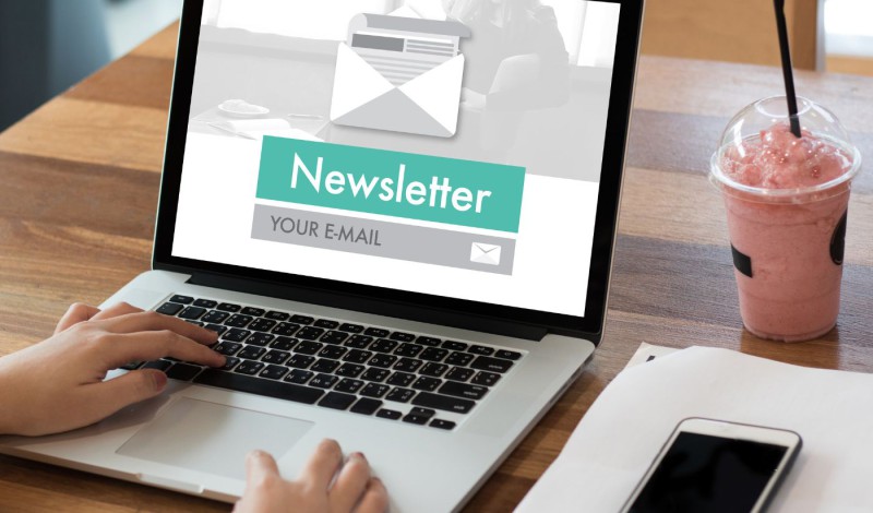 Formulaire d'inscription à une newsletter