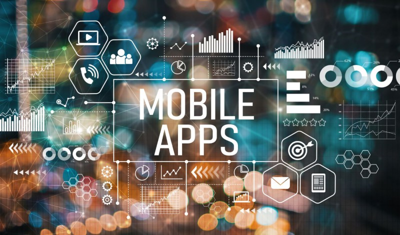 Différents logos illustrant des applications mobiles