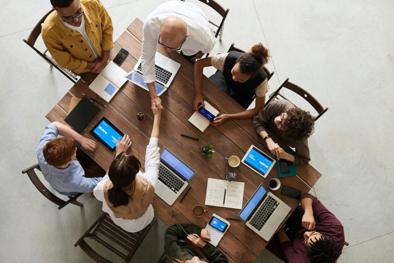 Réunion autour d'un projet d'intranet / extranet 