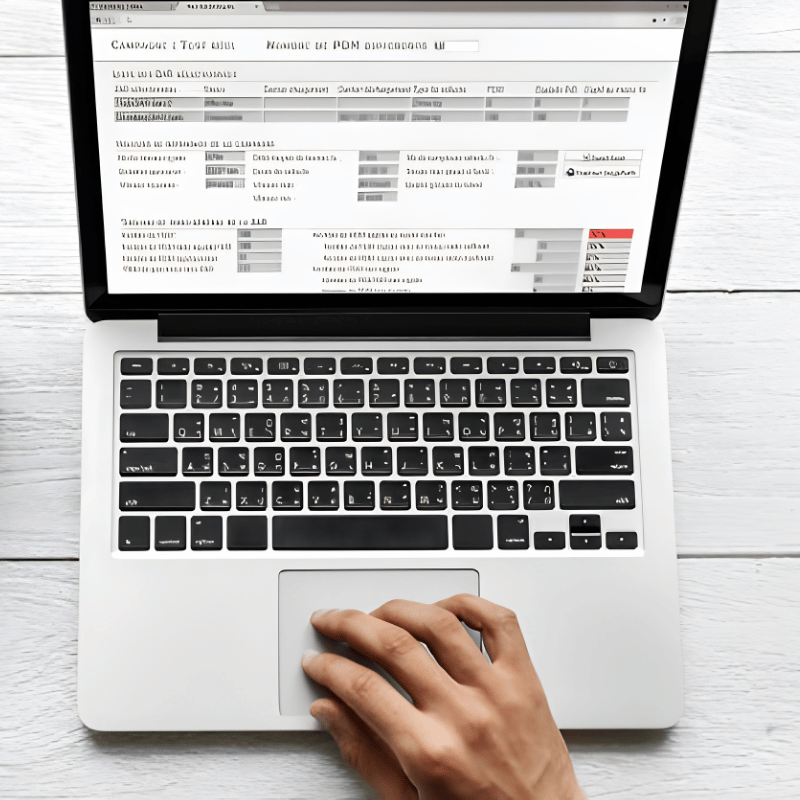 Logiciel Birdz sur écran d'ordinateur portable