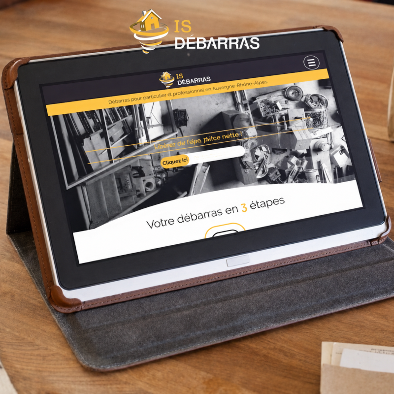 Site Is Debarras sur tablette