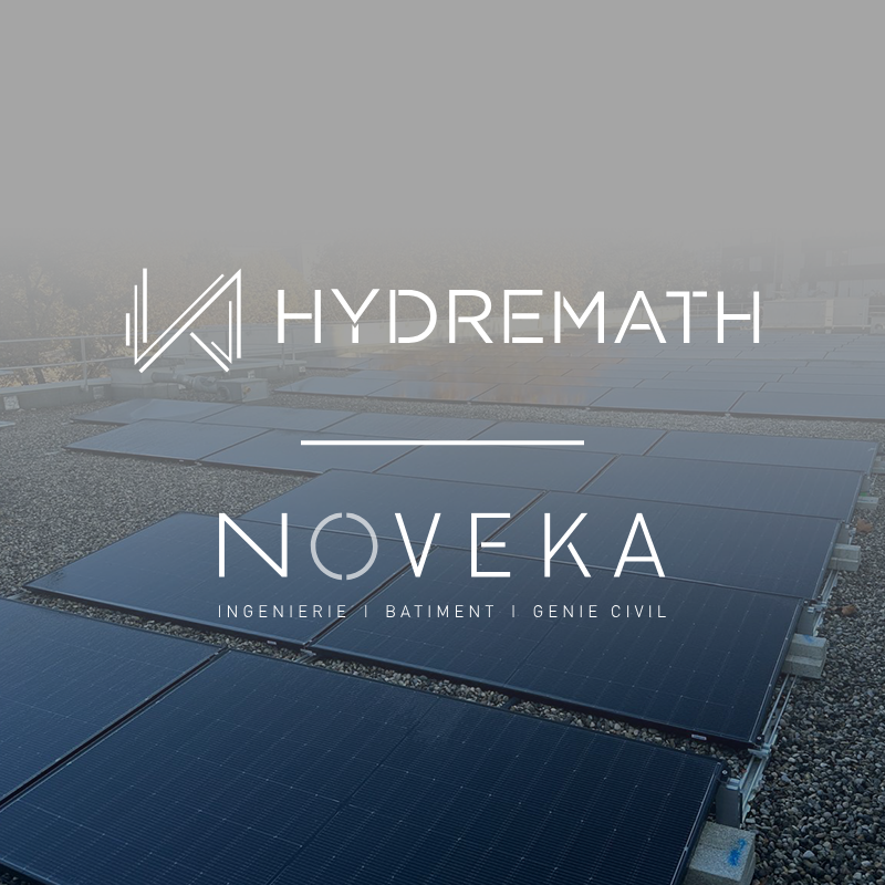 Visuel représentant les logos des entreprises Hydremath et Noveka 