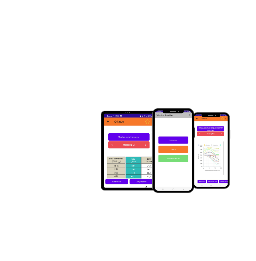 Rendu du développement de l'application mobile poru le CEA